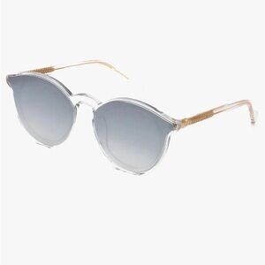 Krewe Collins Nylon Crystal Sunglasses, Silver